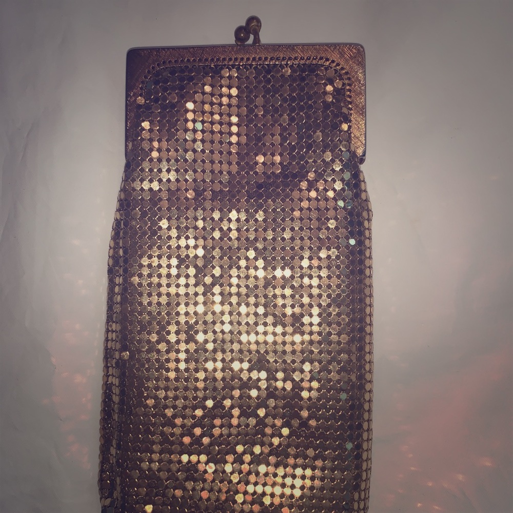Whiting and Davis Vintage Gold Mesh Coin Purse